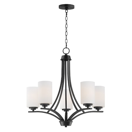 Maxim Lighting Deven 5-Light Chandelier 20035SWBK